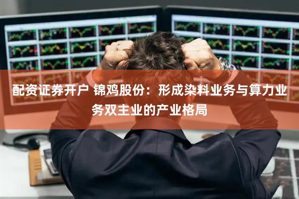 配资证券开户 锦鸡股份：形成染料业务与算力业务双主业的产业格局